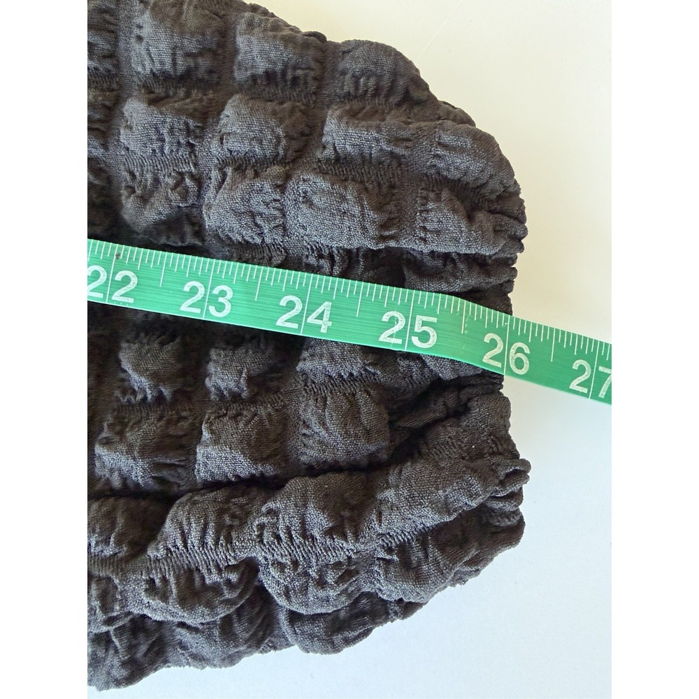 Simply Southern Women's Black Textured Tiered Puff Sleeve‎ Dress Size L NWT - Picture 7 of 7
